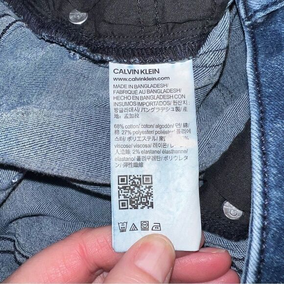 Calvin Klein Womens Denim Stretch 5-Pocket Regular Fit Straight Leg Jeans Size 8 - Picture 12 of 15